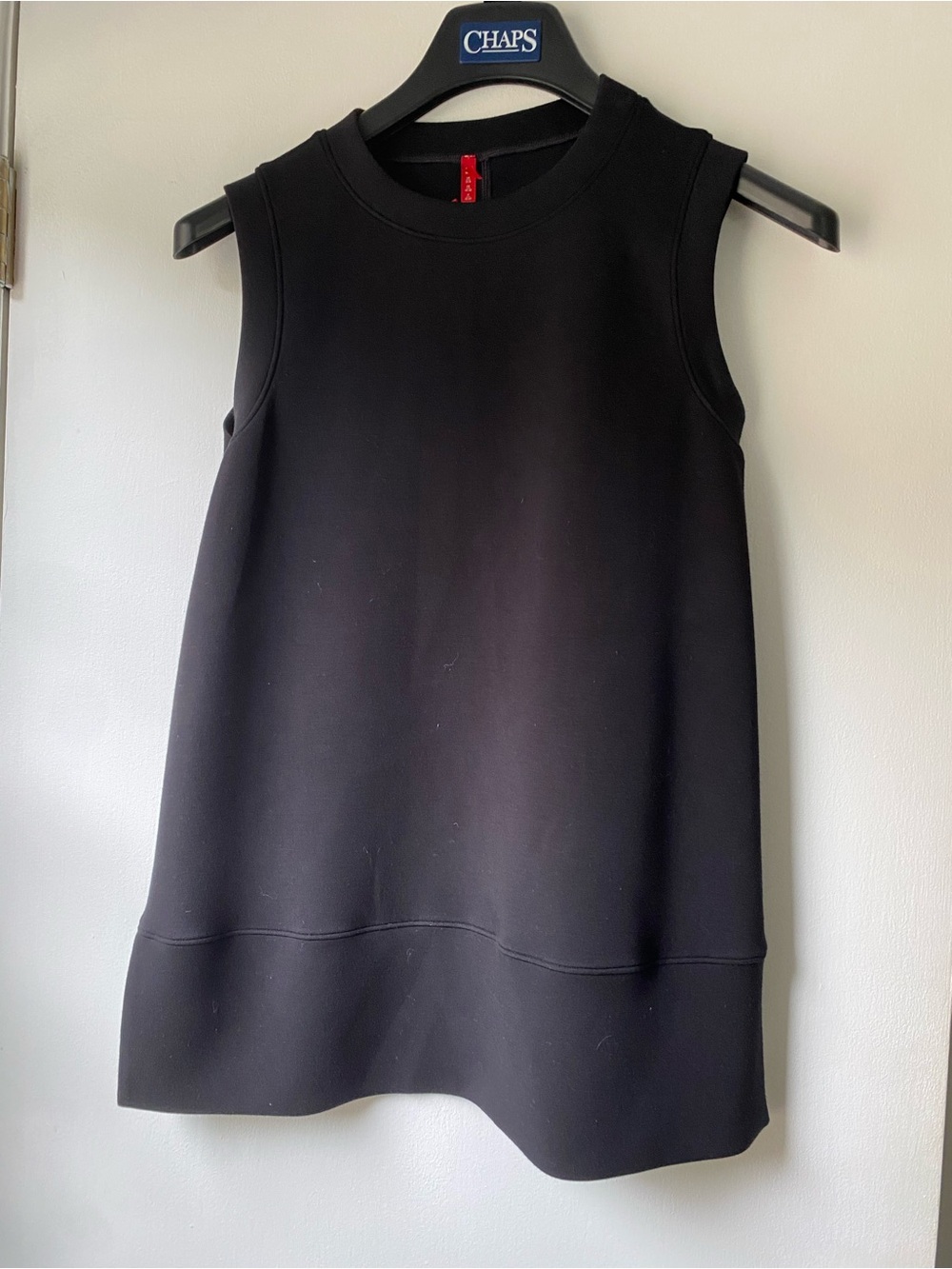 SPANX Black Sleeveless Crewneck Tank